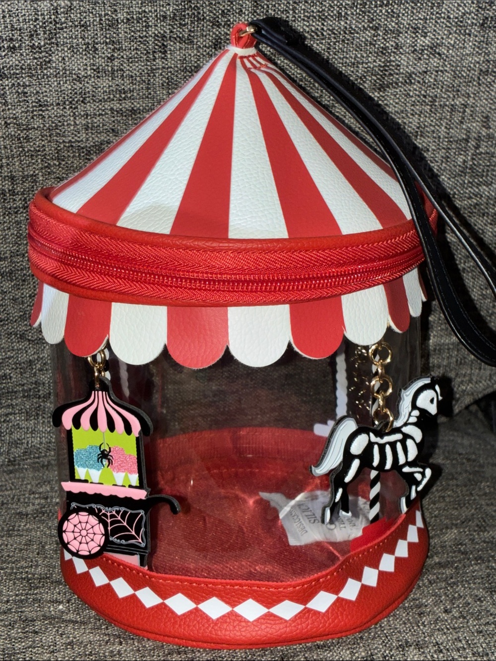 Halloween Circus Charm wristlet